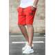 Madmext Orange Zipper Detailed Shorts 4226 - Turuncu