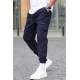 Navy Blue Cargo Trousers 5477 - Lacivert