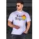 Madmext Men White T-shirt 4991 - Beyaz