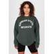 Mad Girls Dark Green Sweatshirt MG1217 - Koyu yeşil