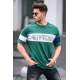 Men Printed Green T-Shirt 5850 - Yeşil