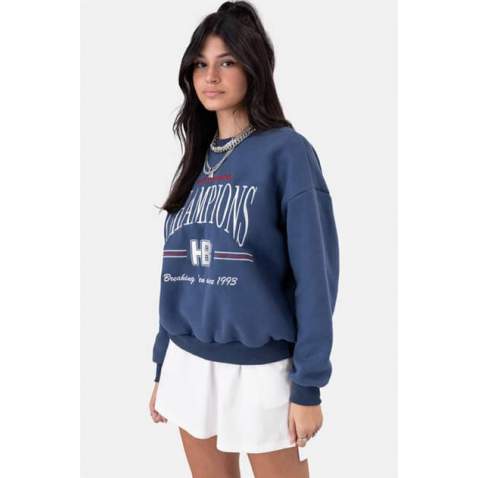 Mad Girls Blue Sweatshirt MG930