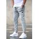 Madmext Men Basic Gray Sweatpants 4207 - Gri