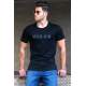 Madmext Men Printed Black T-shirt 4963 - Siyah