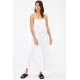 Women White Long Dress - Beyaz