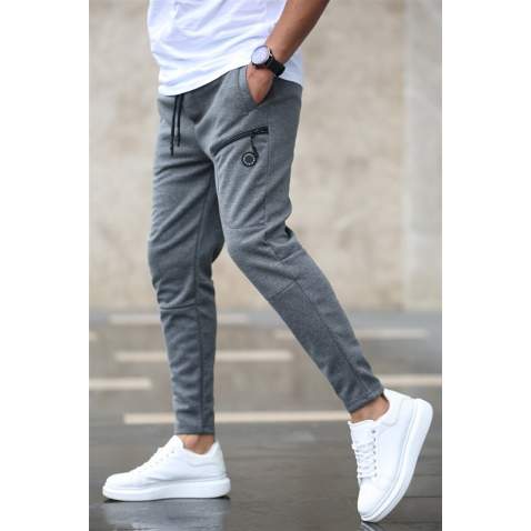 Madmext Men Basic Anthracite Sweatpants 4207 - Antrasit