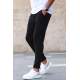 Madmext Men Plain Black Sweatpants 5424 - Siyah