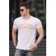 Madmext White T-shirt for Men 4615 - Beyaz