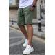 Madmext Men Khaki Shorts 4842 - Haki