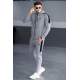 Madmext Gray Printed Men Tracksuit Set 4671 - Gri