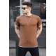 Madmext Men Brown T-Shirt 5815 - Kahverengi