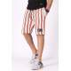 Madmext Orange Striped Capri for Men 2915 - Turuncu