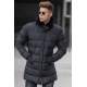 Madmext Men Black Puffer Coat 5138 - Siyah