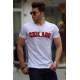 Madmext White Printed T-shirt for Men 4485 - Beyaz