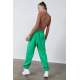 Women Green Oversize Sweatpants MG1235 - Yeşil