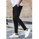 Madmext Men Black Sweatpants 2080 - Siyah