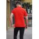 Men Red Polo T-Shirt 5822 - Kırmızı