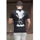 Madmext Men Printed Black T-shirt 5275 - Siyah