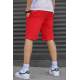 Madmext Red Capri Shorts 5403 - Kırmızı