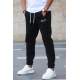 Madmext Black Embroidered Sweatpants For Men 5434 - Siyah