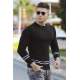 Madmext Black Crewneck Knitwear 4358 - Siyah