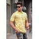 Madmext Men Yellow Polo T-Shirt 5817 - Sarı