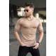 Madmext Men Knitwear Camel T-shirt 5080 - Camel