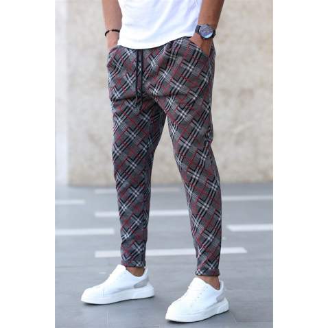 Madmext Men Maroon Sweatpants 5112 - Bordo