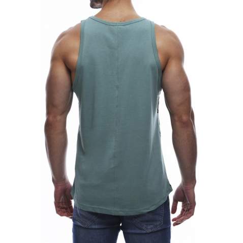 Madmext Green Printed T-shirt for Men 2626 - Mint yeşili