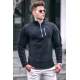 Madmext Men Black Polar Sweatshirt 4993 - Siyah