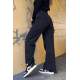 Mad Girls Black Palazzo Jeans Mg1189 - Siyah