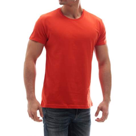 Madmext Men Basic Orange T-shirt 3006 - Turuncu