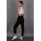 Mad Girls Black Trousers Mg1098 - Siyah