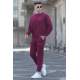 Madmext Men Maroon Tracksuit 5285 - Bordo