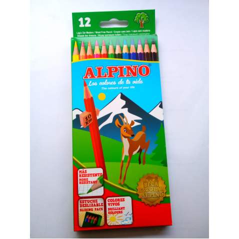 ALPINO 12 RENK KURU BOYA