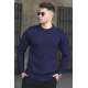 Madmext Men Navy Blue Sweater 5174 - Lacivert