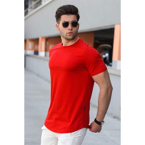 Madmext Men Red T-shirt 4951 - Kırmızı