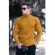 Madmext Hardal Jumper with Roll Neck 4654 - Hardal