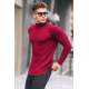 Maroon Turtleneck Sweater 5989 - Bordo