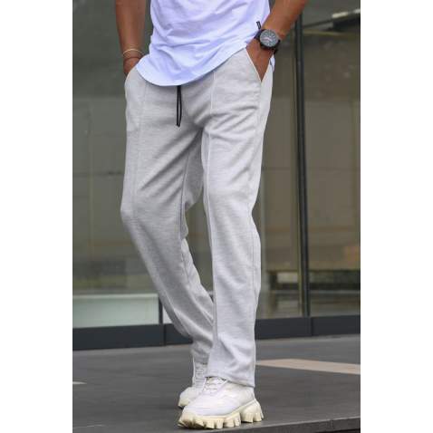 Gray Relaxed Jogger Trousers 5478 - Gri