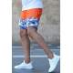 Madmext Orange Printed Swim Wear Short 2949 - Turuncu