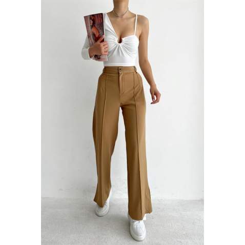 Camel Palazzo Pants MG1553 - Camel