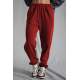 Women Maroon Oversize Sweatpants MG1235 - Bordo