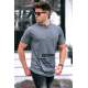 Madmext Men Printed Smoke Gray T-Shirt 5359 - Füme