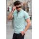 Men Mint Green Polo T-Shirt - Mint yeşili