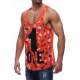 Madmext Orange Printed T-shirt for Men 2626 - Turuncu