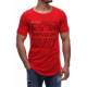 Madmext Red Printed T-shirt for Men 2620 - Kırmızı