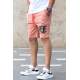 Madmext Soft Pink Printed Capri for Men 4247 - Pudra