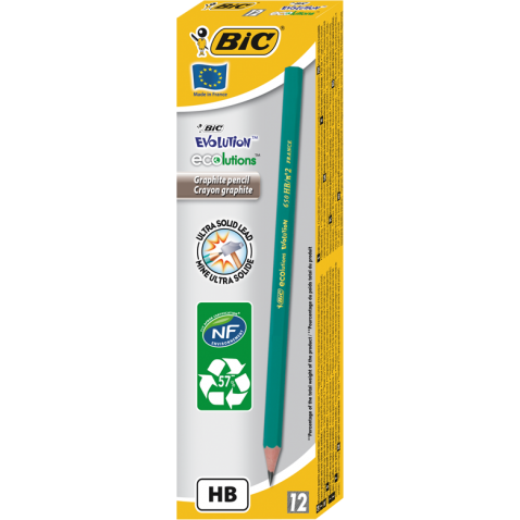 Bic Eco Evolution 650 HB Kurşun Kalem 12'li Paket