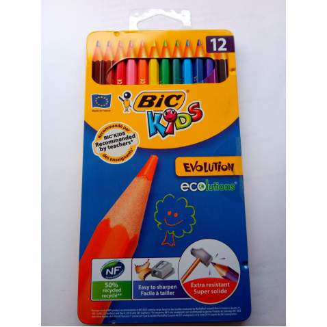 BIC KURUBOYA EVOLUTION METAL 12Lİ